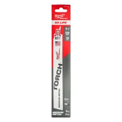 Milwaukee Reciprozaagblad Sawzall metaal Heavy Duty TORCH 230mm 18-Tpi 5st