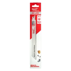 Milwaukee Reciprozaagblad Sawzall metaal TCT TORCH Carbide 230mm 8-Tpi