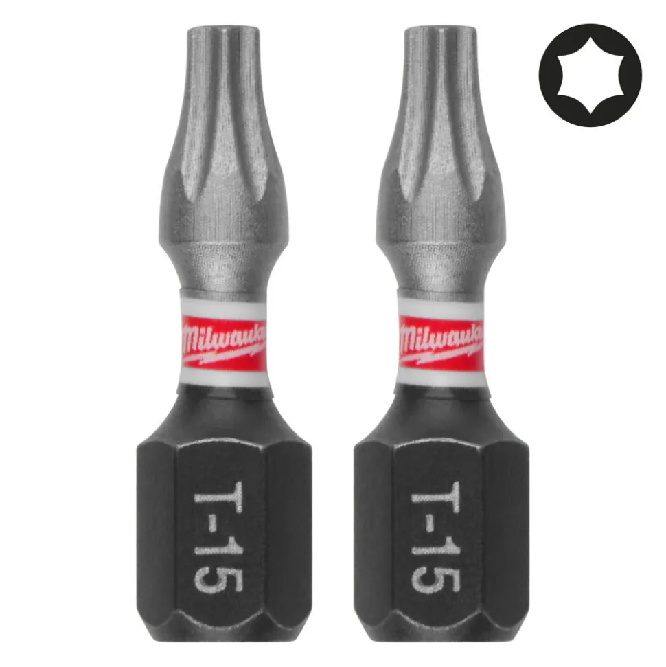 Milwaukee Schroefbit SHOCKWAVE TX15 25mm 3st