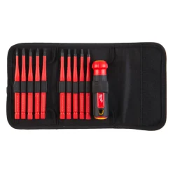 Milwaukee Schroevendraaierset VDE Geïsoleerd 10-In-1 Multi-Bit In Etui