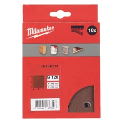 Milwaukee Schuurpapier 115x107mm 10st