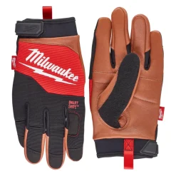 Milwaukee Werkhandschoenen Hybrid Leer Bruin Maat 10/XL
