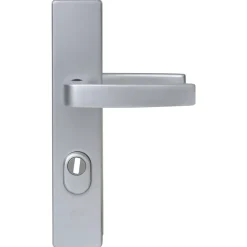 Nemef Veiligheidsbeslag Kruk-Kruk SKG*** Aluminium Grijs 3417-72mm