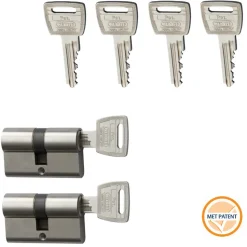 Nemef Veiligheidscilinder 132/9P Patent 30/30 SKG3 2st
