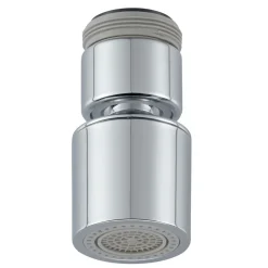 Neoperl VARIOduo Straalregelaar PCA verchroomd M22x1/M24x1 omstel met kogelgewricht