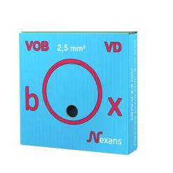 Nexans Installatiedraad Profwire VDbox Blauw 2,5mm2 100m