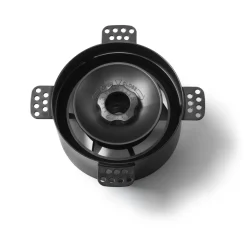 Noshow Ventilatieventiel Instucbaar Zwart Ø125mm