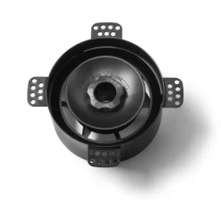 NoShow Ventilatieventiel Instucbaar 2.0 Zwart Ø125mm