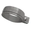 Ophangbeugel PVC Ø100 mm zonder pen grijs t.b.v. HWA