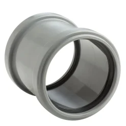 Overschuifmof PVC 2x manchetmof wanddikte 3,2 mm Ø 75 mm KOMO-keur