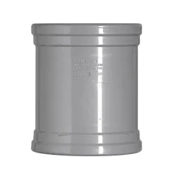 Overschuifmof PVC 2x manchetmof wanddikte 3,2 mm Ø 125 mm KOMO-keur
