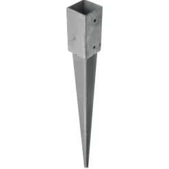 Paalhouder Thermisch Verzinkt 71x71x750mm Met Punt