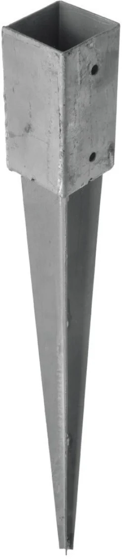 Paalhouder Thermisch Verzinkt 91x91x900 mm Met Punt