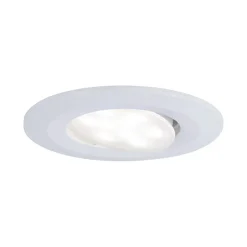 Paulmann Inbouwspot Calla Mat Wit Rond 6W Kantelbaar IP65