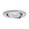 Paulmann Inbouwspot Nova Geborsteld RVS Rond 6,5W Kantelbaar 3st