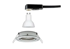Paulmann Inbouwspot Nova Geborsteld RVS Rond 6,5W 3-Stap Dimbaar Kantelbaar