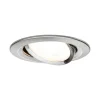 Paulmann Inbouwspot Nova Geborsteld RVS Rond 6,5W Kantelbaar