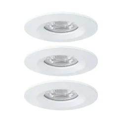 Paulmann Inbouwspot Nova Mini Mat Wit Rond 4W IP44 3st