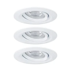 Paulmann Inbouwspot Nova Mini Mat Wit Rond 4W Kantelbaar 3st
