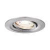 Paulmann Inbouwspot Nova Mini Geborsteld Aluminium Rond 4W