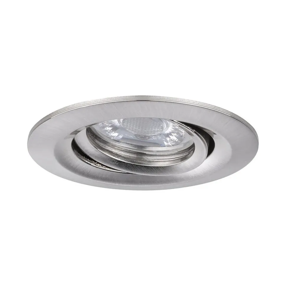 Paulmann Inbouwspot Nova Mini Geborsteld Aluminium Rond 4W