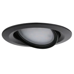 Paulmann Inbouwspot Nova Plus Zwart Rond 6W Kantelbaar 3st