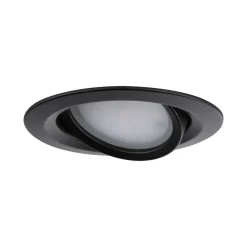 Paulmann Inbouwspot Nova Plus Mat Zwart Rond 6W Dimbaar Kantelbaar IP65
