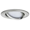 Paulmann Inbouwspot Nova Plus Staal Geborsteld Rond 6W Dimbaar Kantelbaar