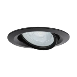 Paulmann Inbouwspot Nova Plus Mat Zwart Rond 35W Dimbaar Kantelbaar IP65
