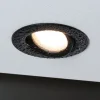 Paulmann Inbouwspot Nova Plus Mat Zwart Rond 6W Dim Kantelbaar IP65 3st