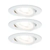 Paulmann Inbouwspot Nova Wit Rond 6,5W 3-Stap Dimbaar Kantelbaar 3st