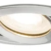 Paulmann Inbouwspot Premium IBL Geborsteld RVS Rond 7W Kantelbaar IP65