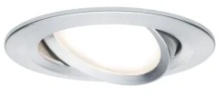 Paulmann Inbouwspot Premium EBL Geborsteld Aluminium Rond 6,8W Kantelbaar 3st