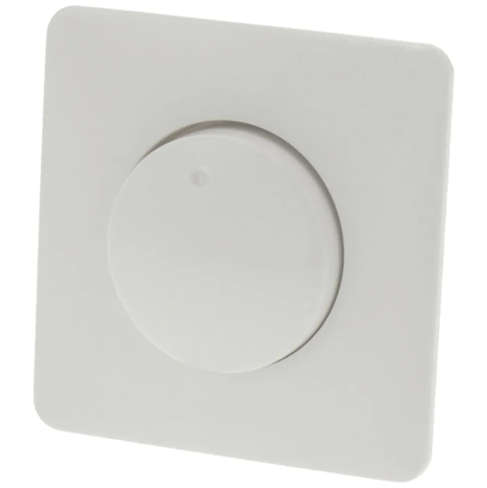 Peha Standaard Centraalplaat Knop Dimmer Polarwit