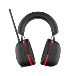 PerfectPro H-40 Oorkappen Met FM, DAB En Bluetooth Verbinding Zwart/Rood