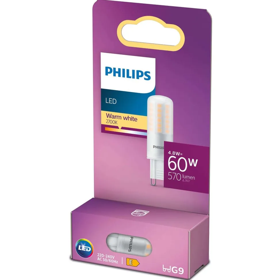 Philips LED Capsule 60W G9 Warmwit Mat