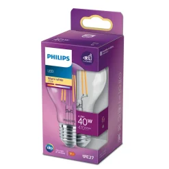 Philips LED Lamp Peer 40W E27 Warmwit Helder