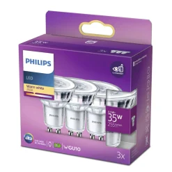 Philips LED Spot 35W GU10 Warmwit 3st