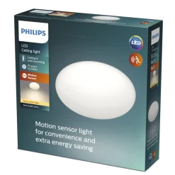Philips Plafondlamp Shan CL253 Wit Rond 12W IP20 Sensor Ø26cm
