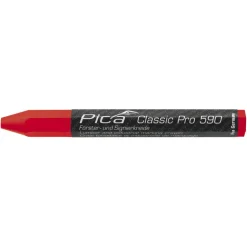 Pica  590/40 Markeerkrijt PRO Rood 12cm 12st