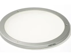 Plafonnière voor daglichtbuis brushed alloy D-250