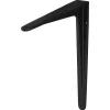 Plankdrager Model 13 Aluminium Mat Zwart 250x300mm
