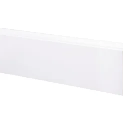 Plint MDF Wit Gelakt Kwartrond RAL 9003 12x119x2440mm FSC Mix 70%