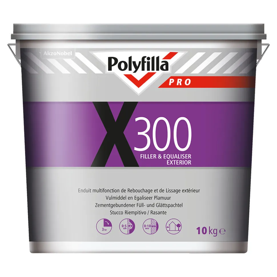 Polyfilla Pro Vul- En Egaliseermiddel X300 Wit 10kg