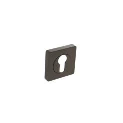 Profielcilinderplaatje Verdekt Vierkant 55x55x10mm 7mm Nokken Antraciet-Grijs