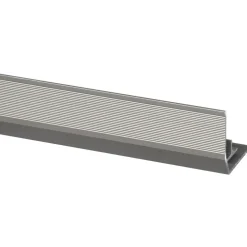 Profiel SPC Paneel Binnenhoek Wall In Titanium 4mm x 2800mm