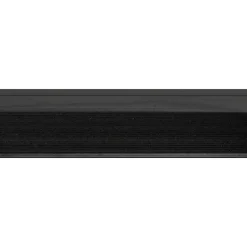 Profiel SPC Paneel Binnenhoek Wall In Zwart Mat 4mm x 2800mm