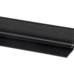 Profiel SPC Paneel Binnenhoek Wall In Zwart Mat 4mm x 2800mm