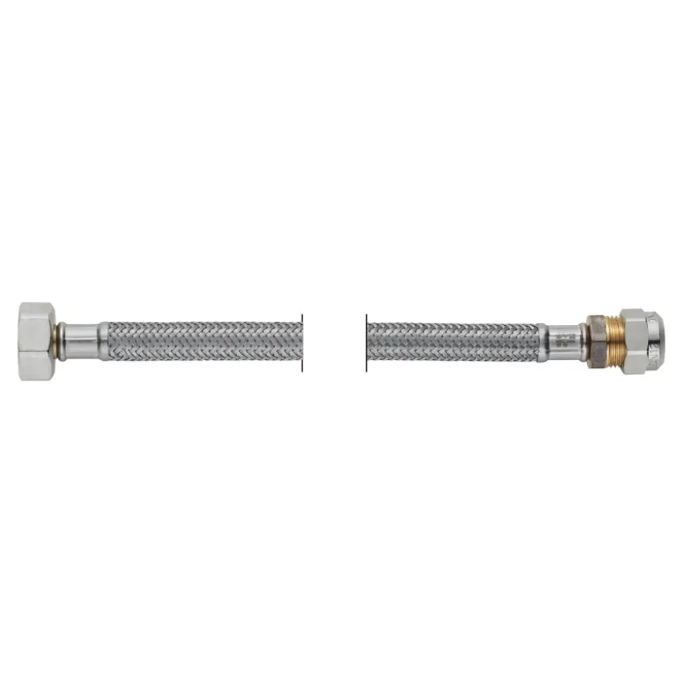 PROFLEX Slang flexibel 12 mm knelkoppeling x 1/2'' binnendraad DN8 lengte: 45 cm