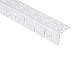 Protektor Hoekprofiel 3767 PVC wit voor bogen stucdikte 1-3 mm 300 cm